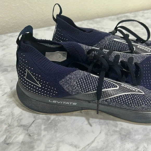 BROOKS MENS ATHLETIC SHOES LEVITATE 5 LACE UP NAVY Sz 11 - Picture 6 of 12